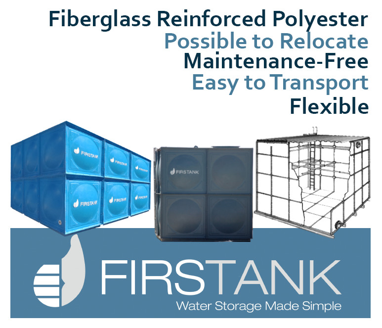 Firstank Fiberglass Reinforced Polyester FRP water tanks Firstank Fiberglass Reinforced Polyester FRP water tanks