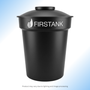 Firstank 1,000 Liters septic tank made with FRP front view.