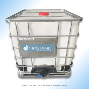 Front view of Firstank Internation bulk container (IBC)
