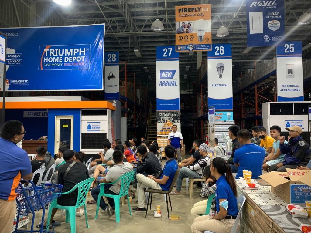 Triumph Home Depot Product Knowledge Training Kabankalan Firstank
