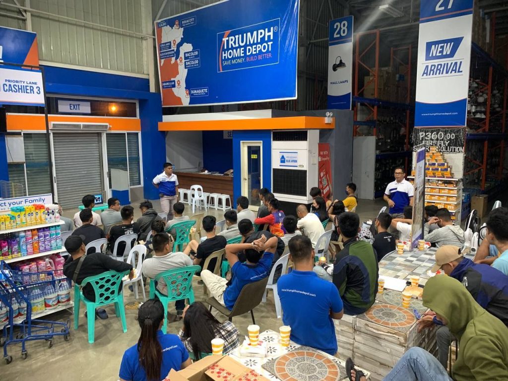 Triumph Home Depot Product Knowledge Training Kabankalan Firstank