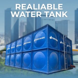 Long lasting Modular tank for commercial and industrial needs by Firstank Philippines.