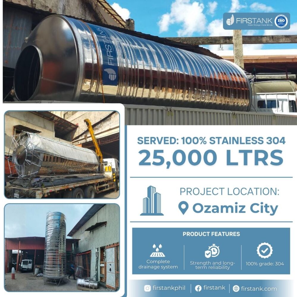 Posted Large Volume Water Storage Tank | Firstank Brand